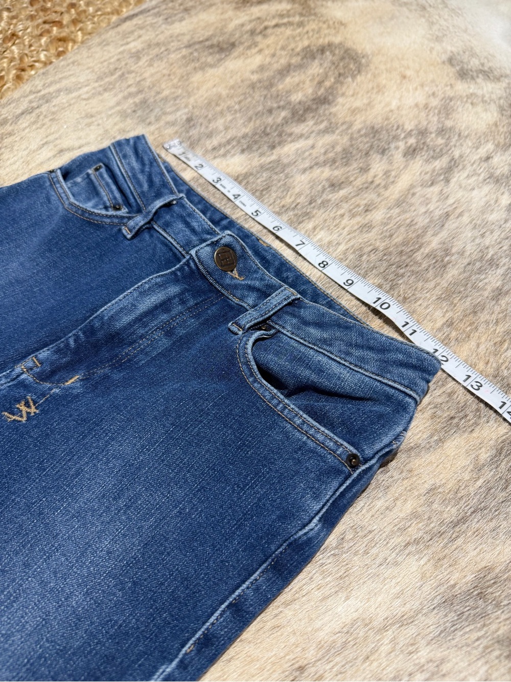 Ksubi Hi N Wasted Crop Jeans Sz 26 High Rise Cropped Skinny Medium Wash - Picture 14 of 15